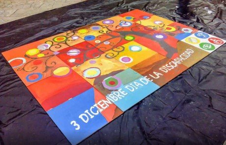 Imagen mosaico dia internacional de la discapacidad