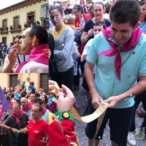 Ponemos en la bandera la cinta del Cascamorras
