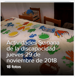 Acceso a galería de imágenes de la actividad