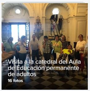 alumnado en la catedral