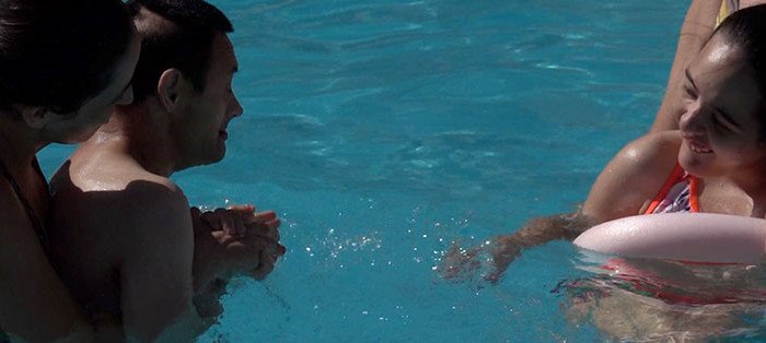 Actividades en la piscina del grupo de desarrollo integral