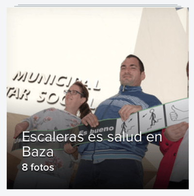 Galería fotográfica Escaleras es salud en Baza