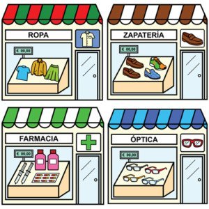 iconos de comercios