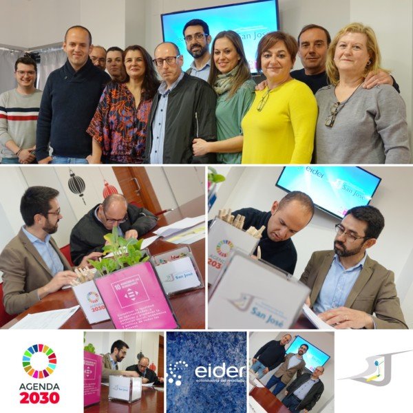 Galería de fotos firma contrato con EIDER